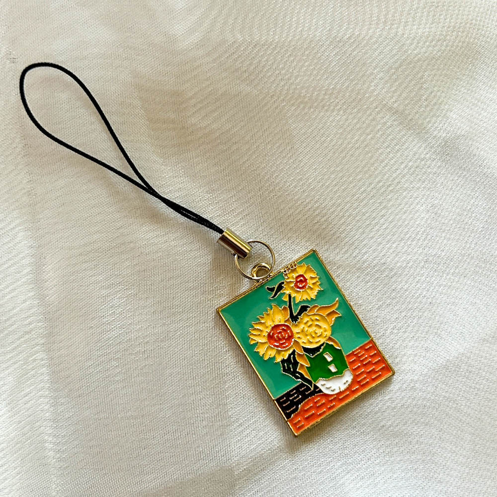 Van Gogh Painting Phone Charm