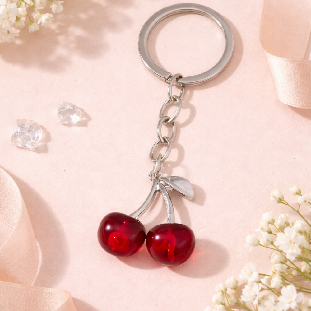 Cherry Keychain