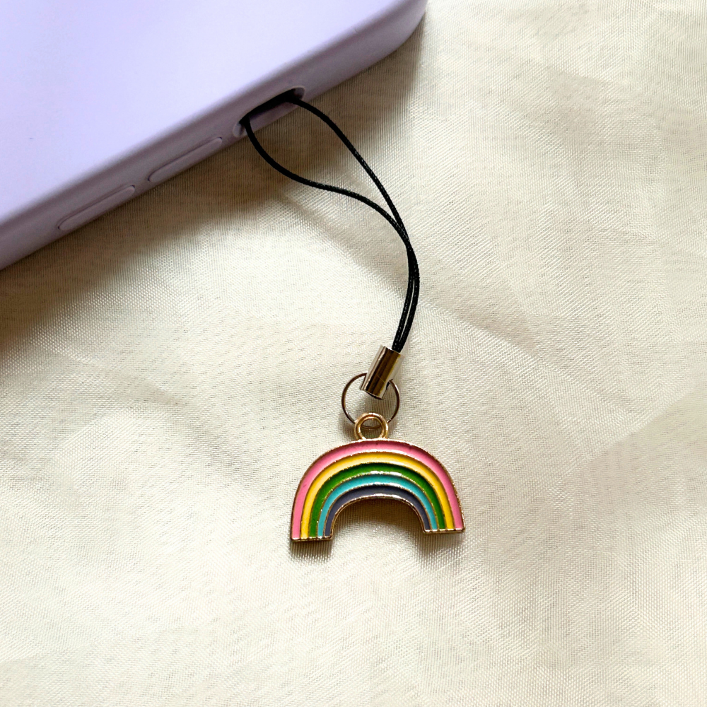 Rainbow Phone Charm
