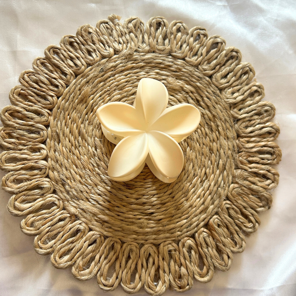 Flower Claw Clip - Medium