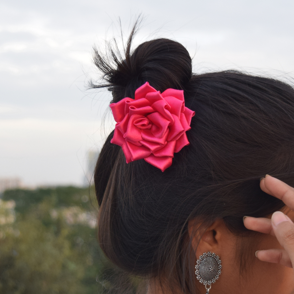 Pink Satin Rose