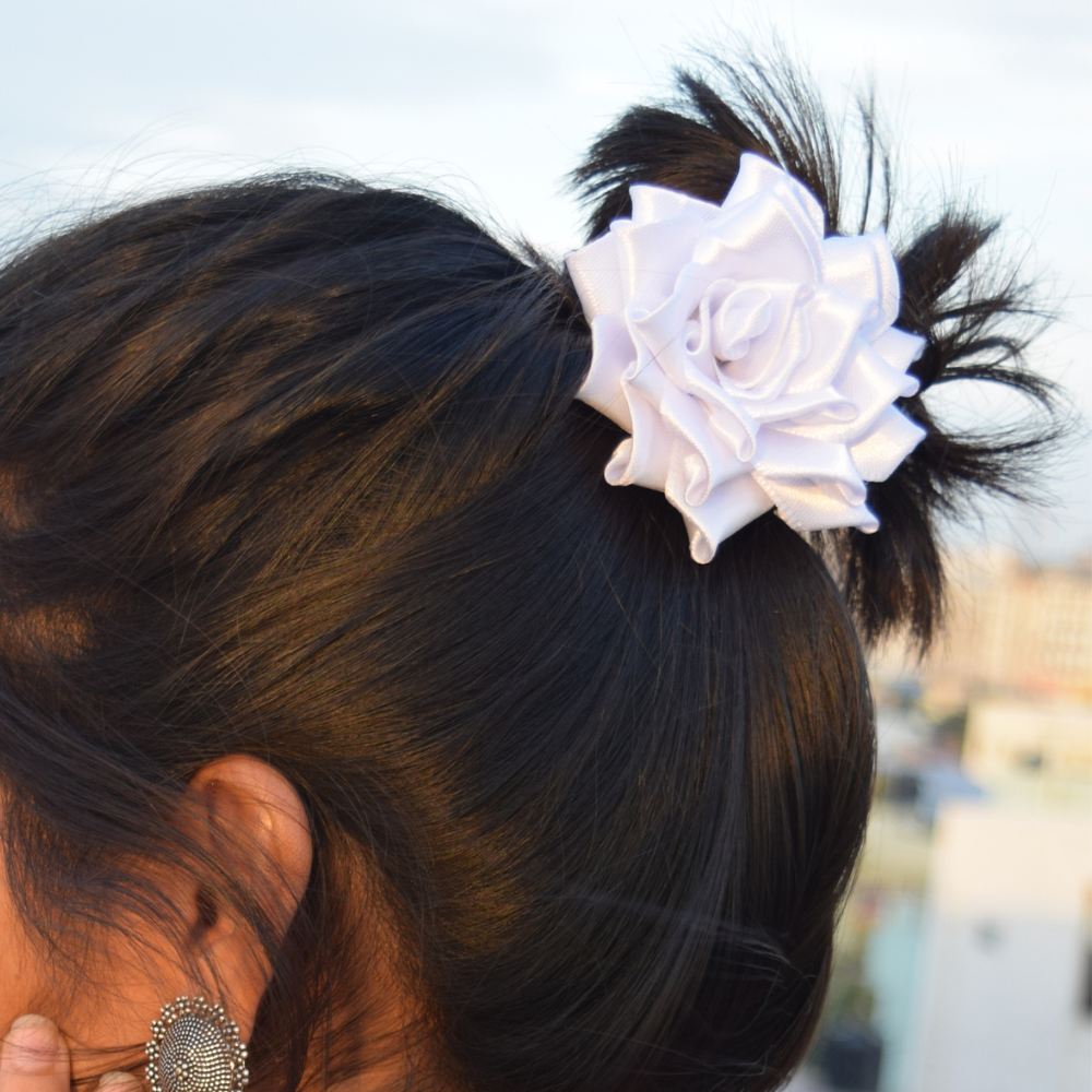 White Satin Rose