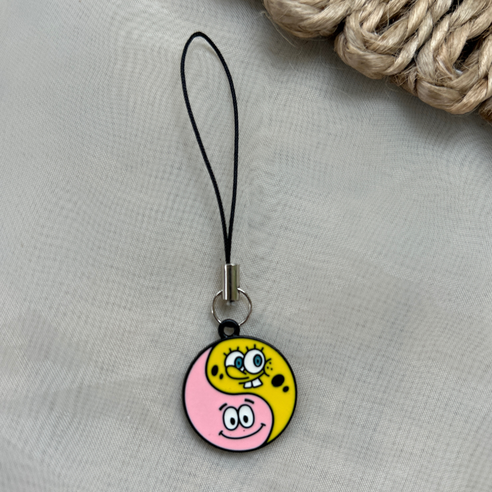Spongebob and Patrick Phone Charm