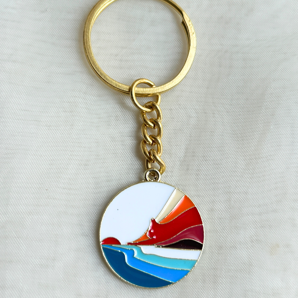 Nature Themed Keychains - Mountains/ Sunrise / Beach/ Ocean