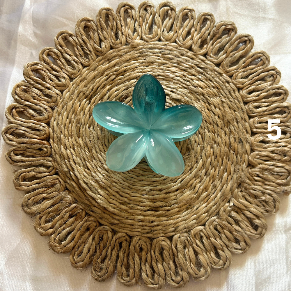 Flower Claw Clip - Medium