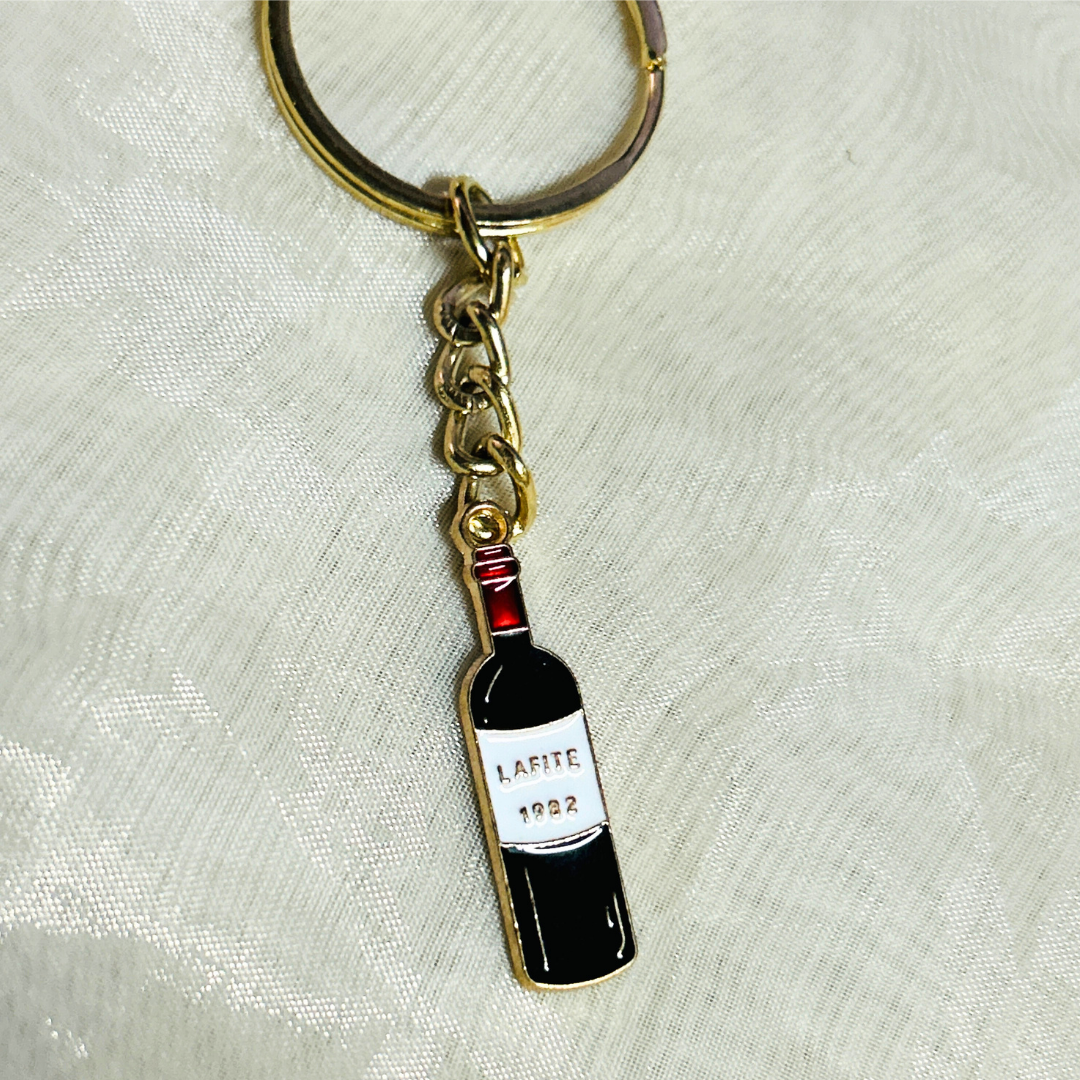 Wine Bottle Keychain
