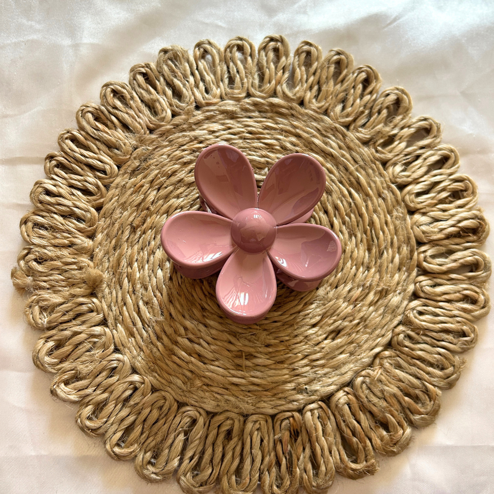 Flower Claw Clip - Medium