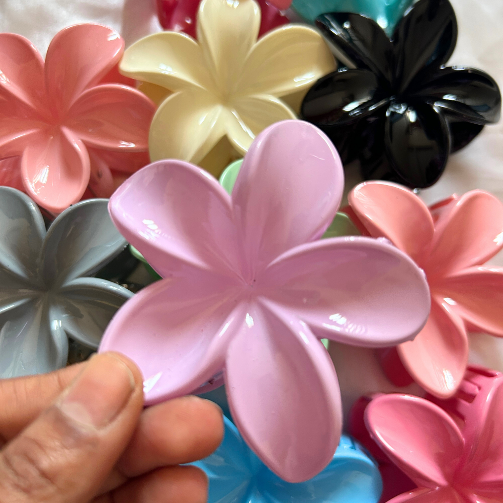 Flower Claw Clip - Medium - Pastel Colors