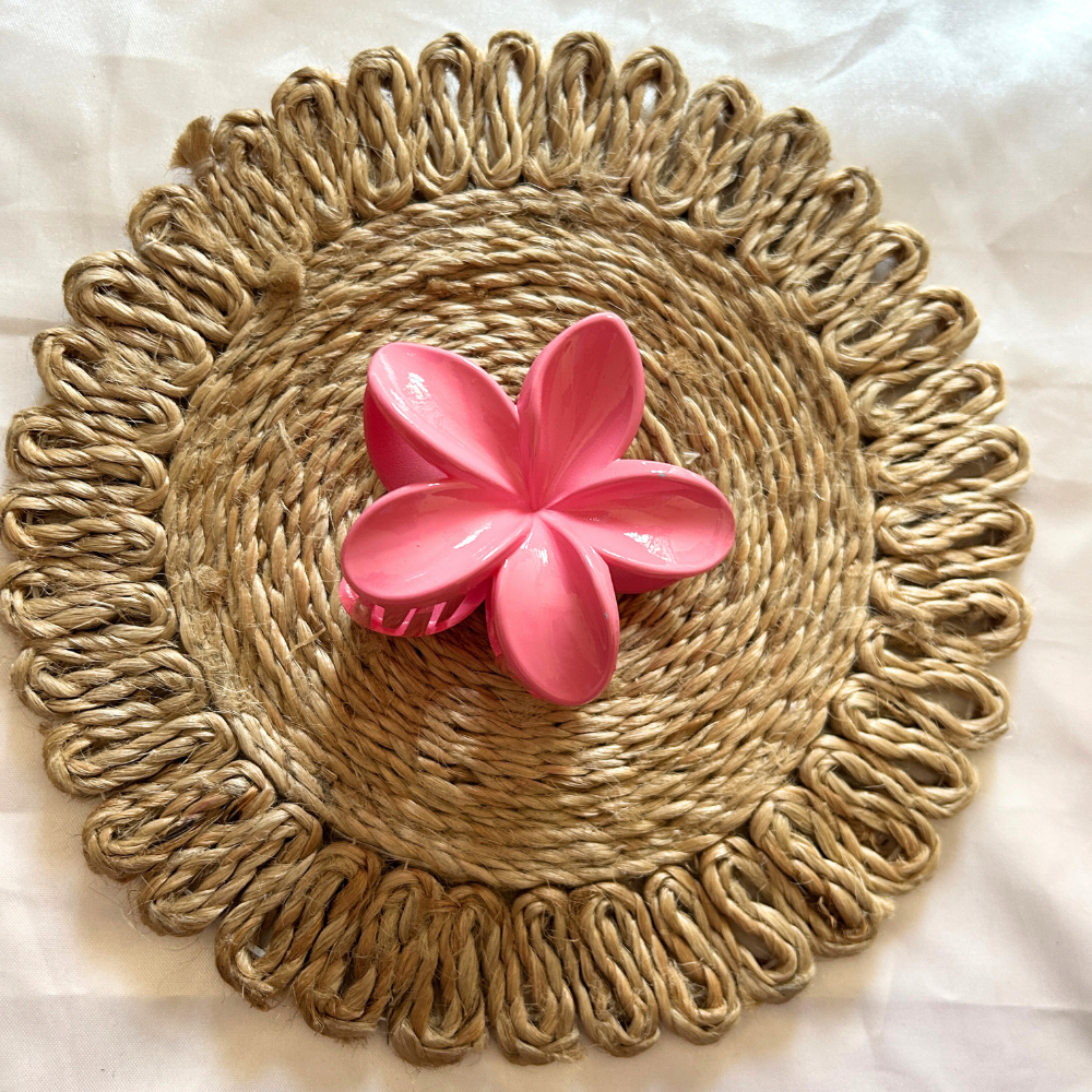 Flower Claw Clip - Medium - Pastel Colors