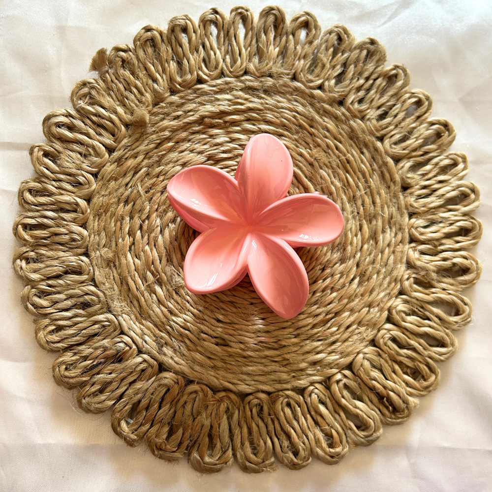 Flower Claw Clip - Medium - Pastel Colors