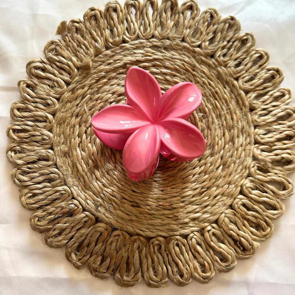 Flower Claw Clip - Medium - Pastel Colors