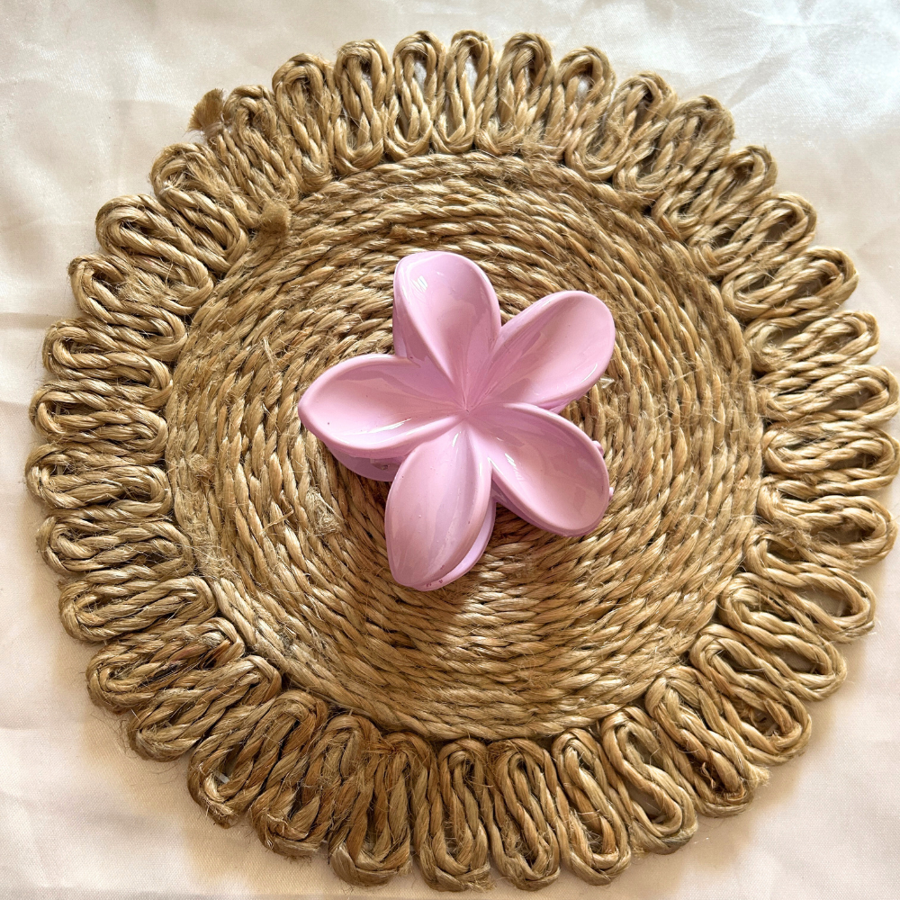 Flower Claw Clip - Medium - Pastel Colors