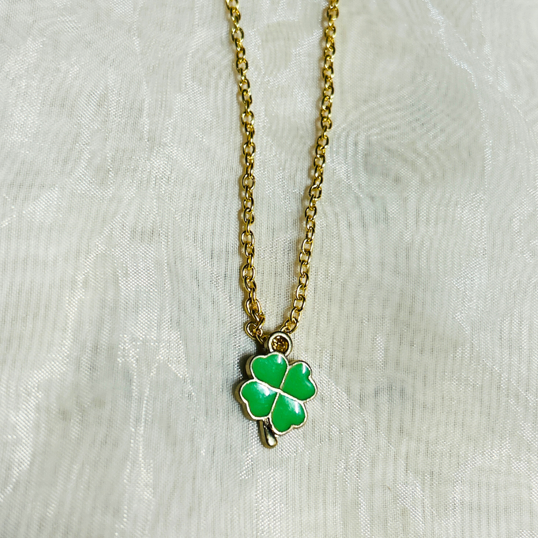 Clover Leaf Chain - Green