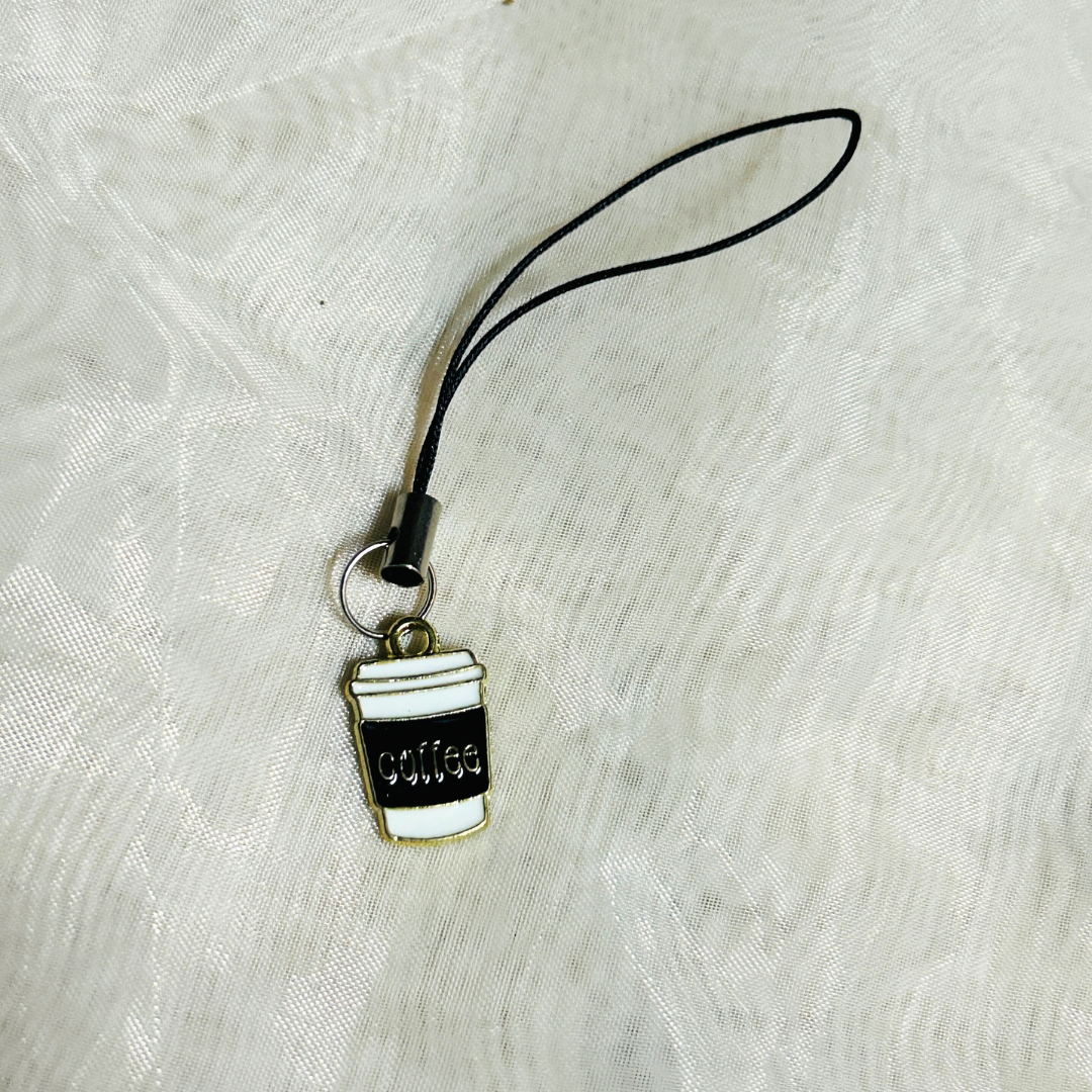 Coffee Mug Phone Charm