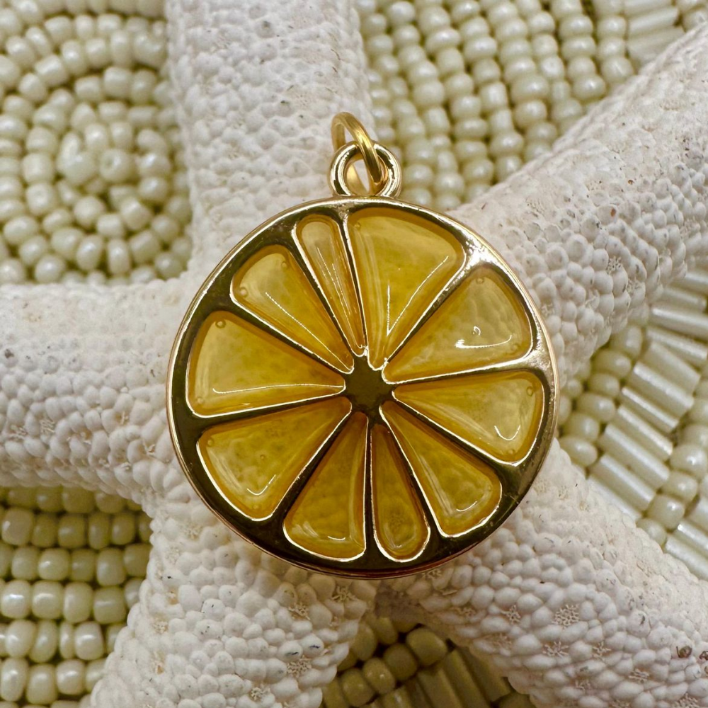 Lemon Wedge Earrings