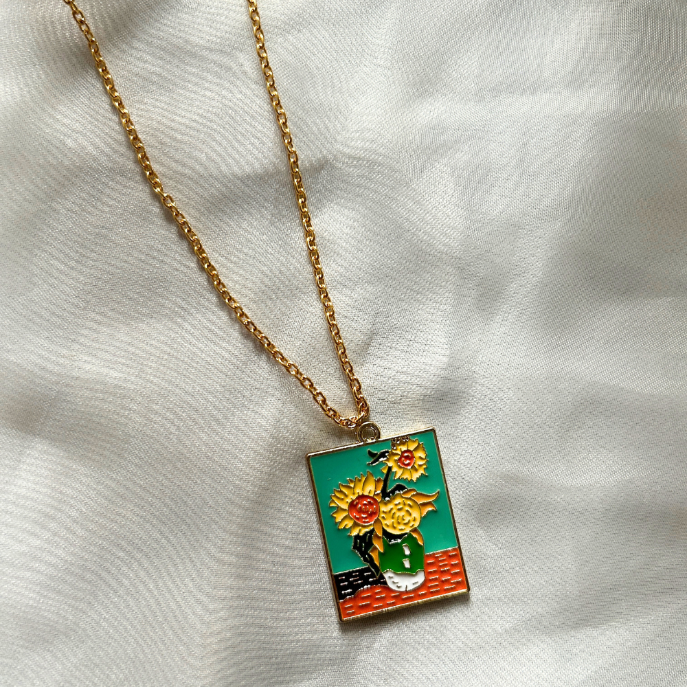 Van Gogh Sunflower Painting Chain