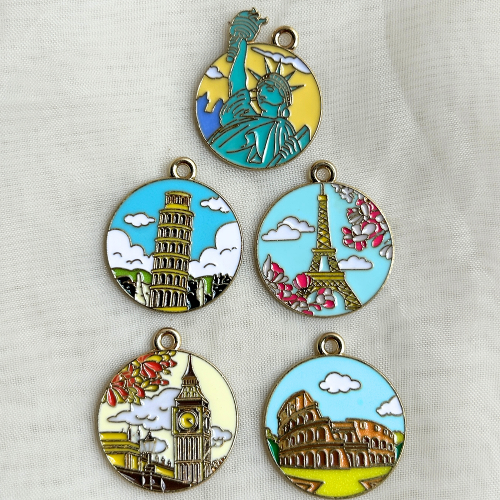 Monuments Charm Chain