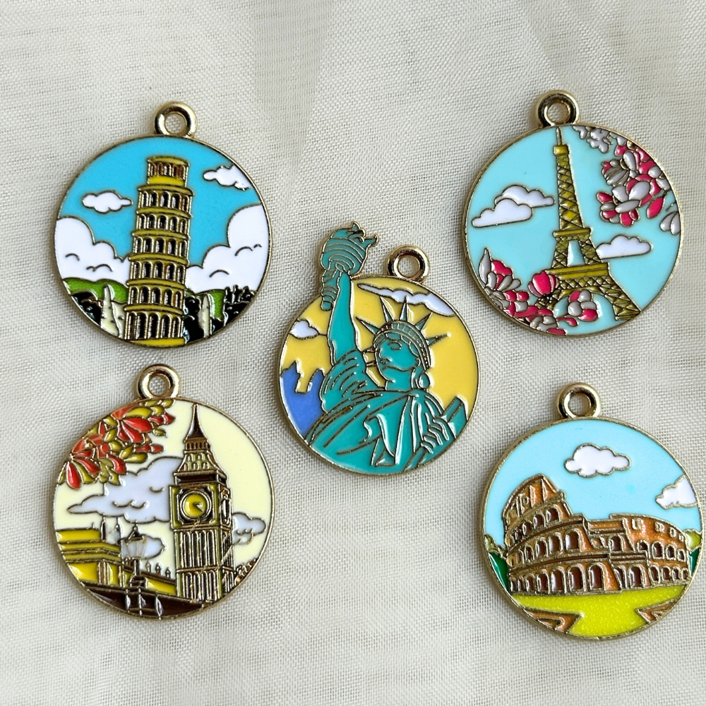 Monuments Phone Charm
