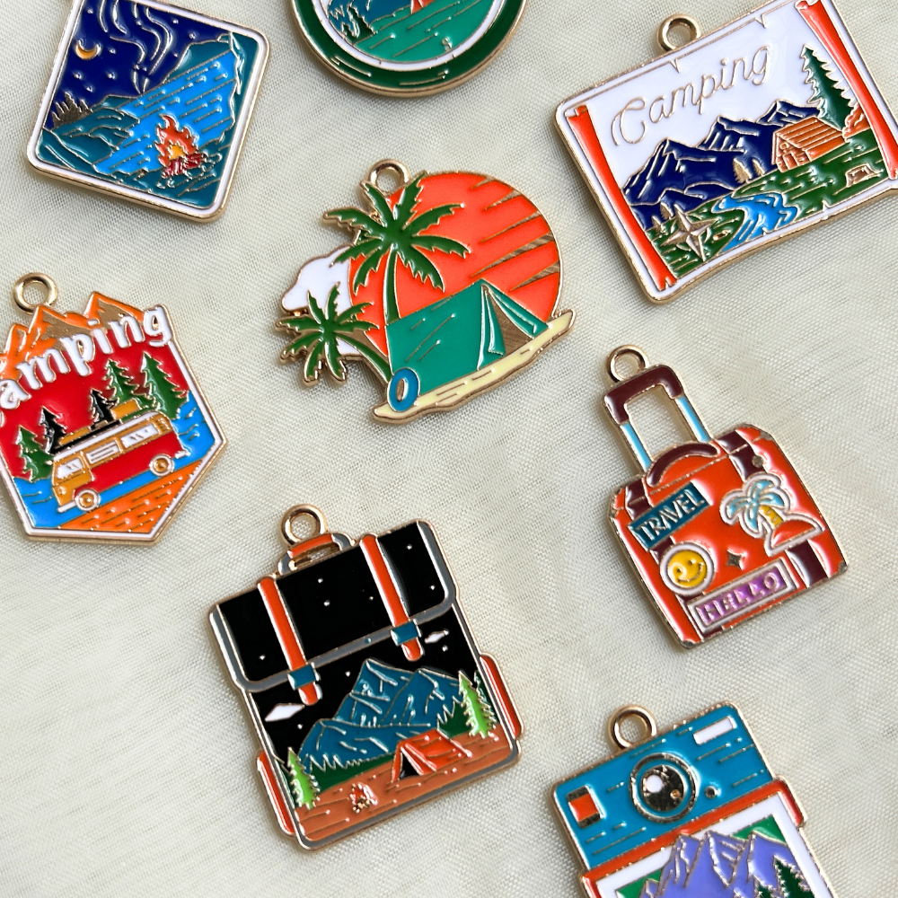 Camping Phone Charm - The Travel + Vacation Collection