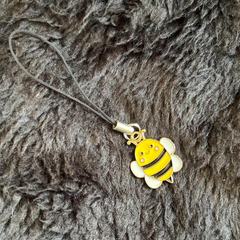 Honey Bee Phone Charm