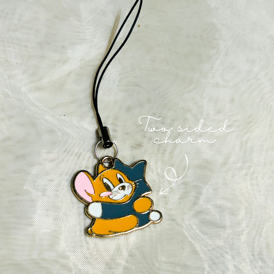 Tom and Jerry Two sided Phone Charm