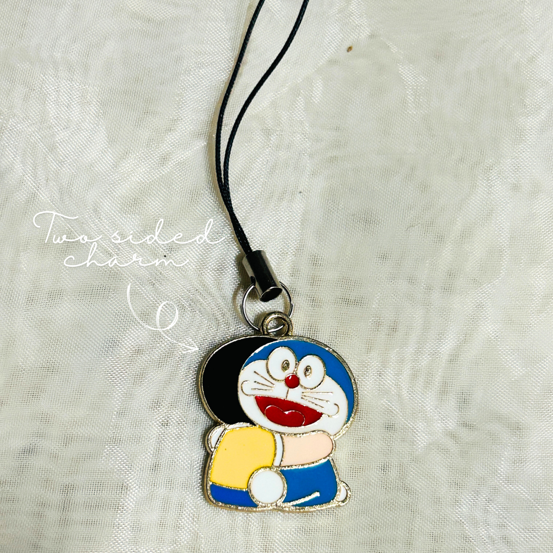 Doraemon and Nobita Two sided Phone Charm