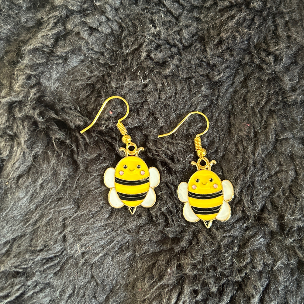 Honey Bee Earrings
