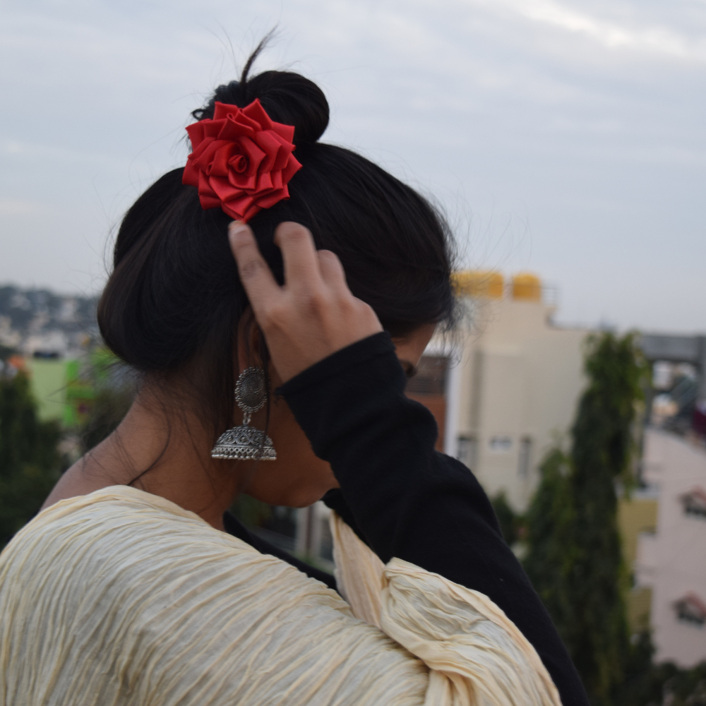 Red Satin Rose