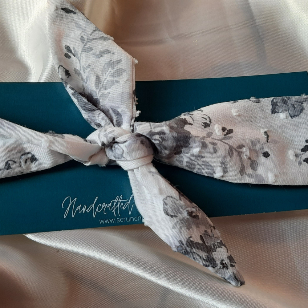 Grey Floral Print