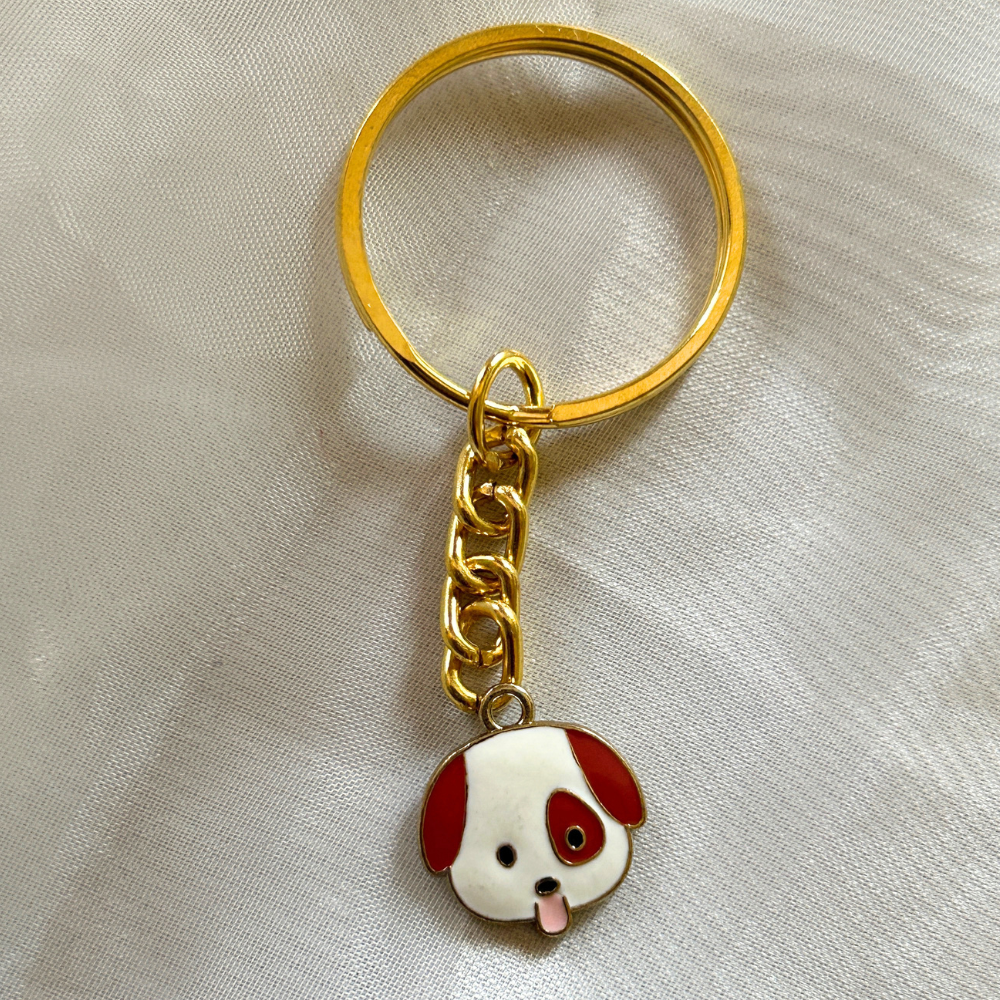 Puppy Face Keychain