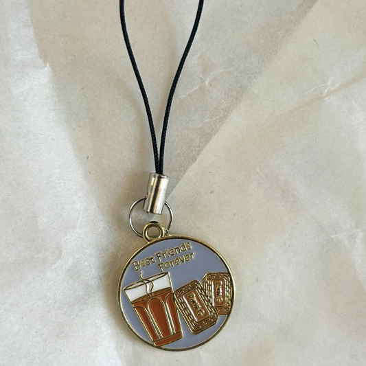 Chai and Parle G - Phone Charm