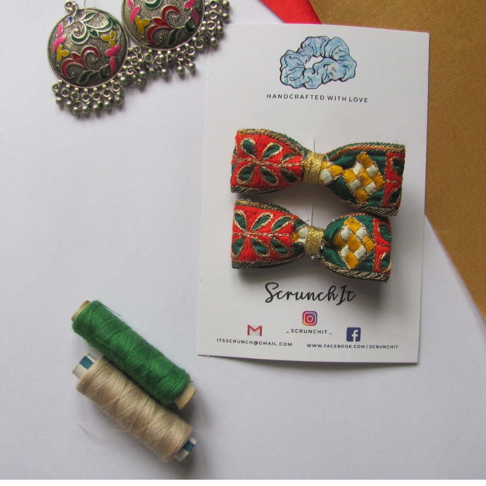 Ethnic Bow - Set of 2