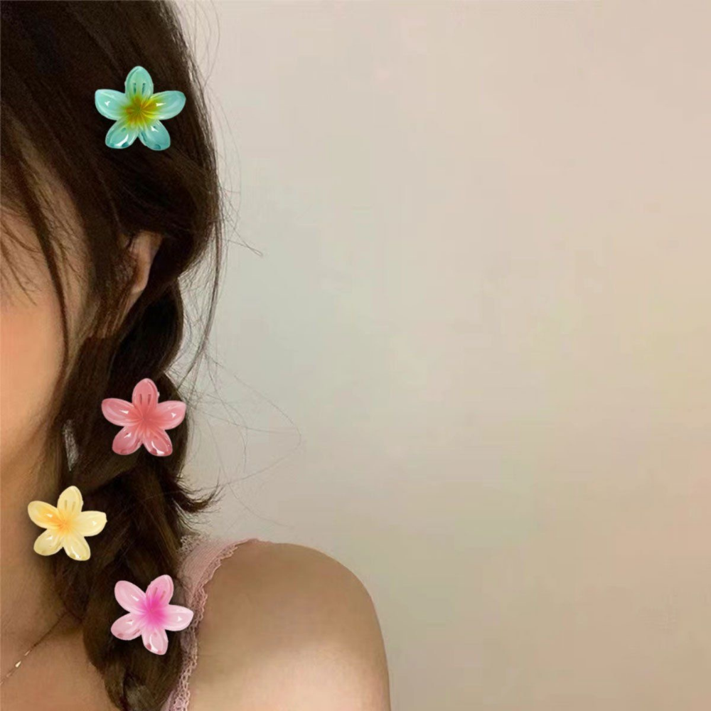 Yellow Flower Claw Clip - Extra Small