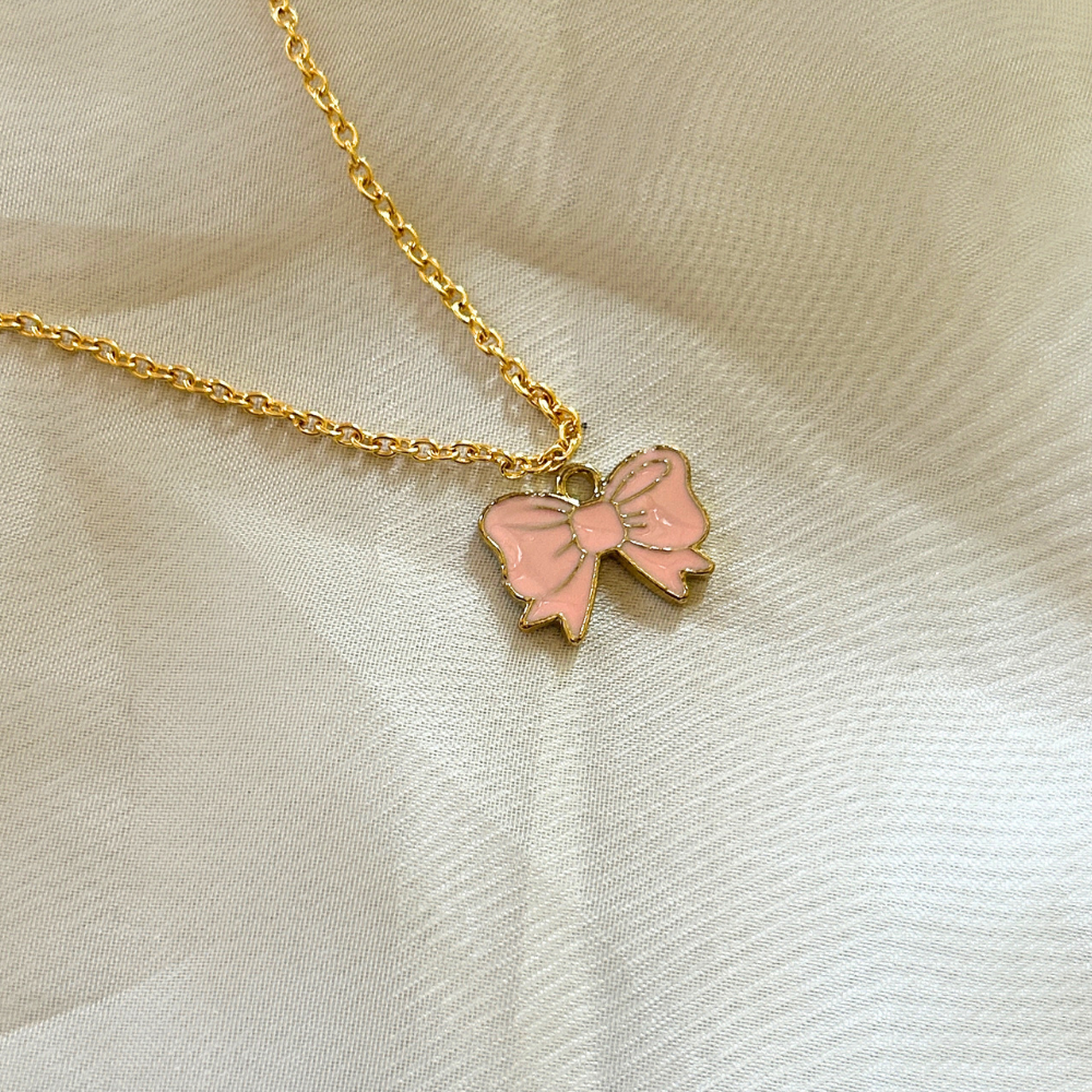Bow Chain - Pink
