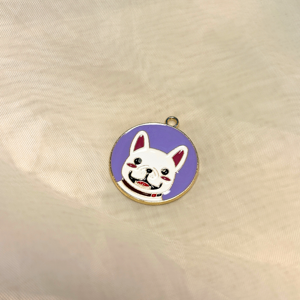 Cute Dog Chain - Attached to a black chain