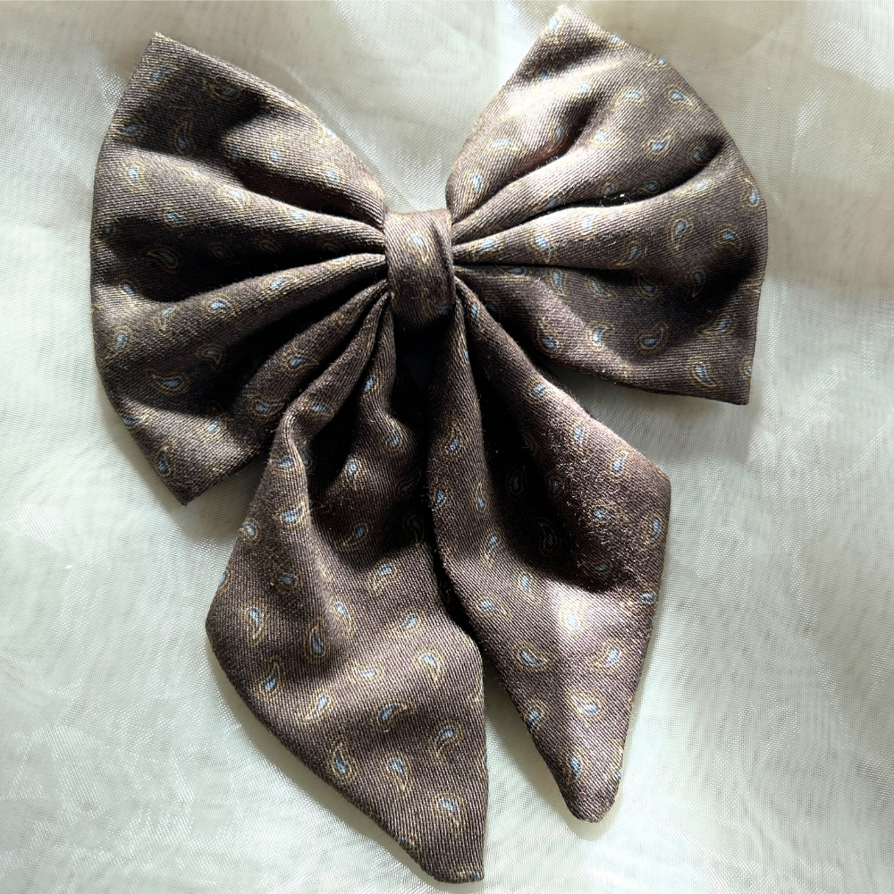 Brown Prints Pigtail
