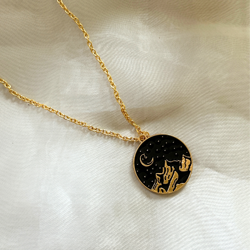 Mountains and the Moon Chain
