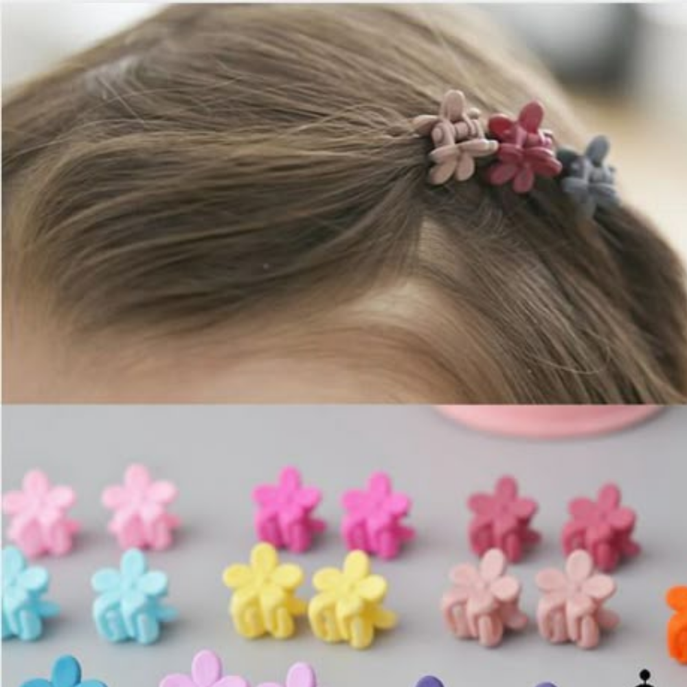 Mini Claw Clips - Set of 10 @ Rs.100