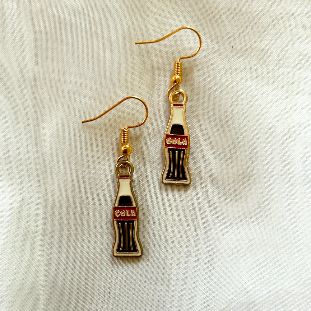 Coca Cola Earrings