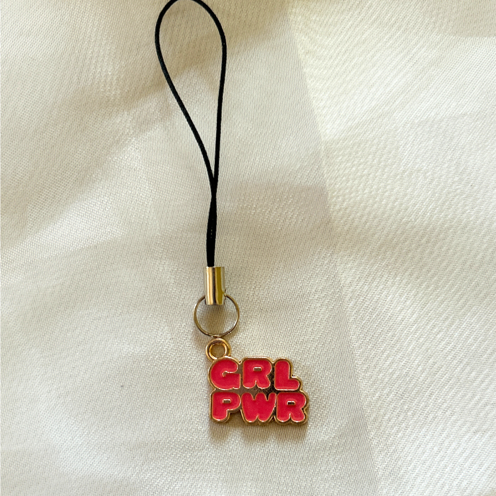 Girl Power Phone Charm