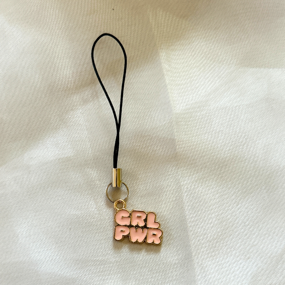 Girl Power Phone Charm