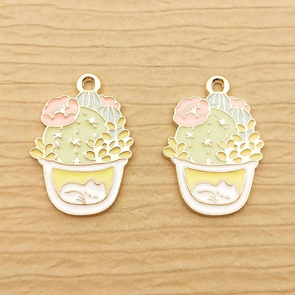 Pastel Plant Phone Charm