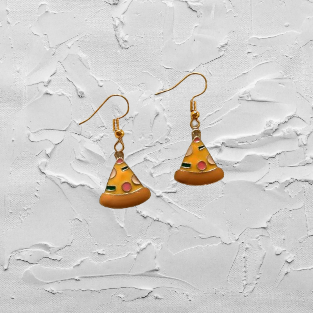 Pizza Earrings