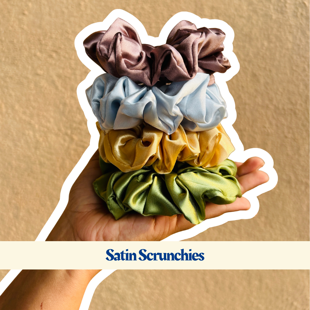 Premium Satin Scrunchies