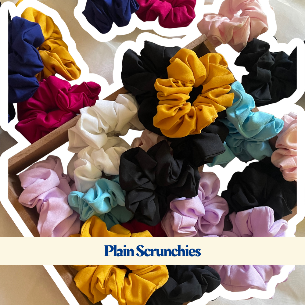 Plain Scrunchies