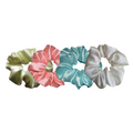 Pastel Scrunchies Combo of 4 ( Green, Pink, Blue, White)