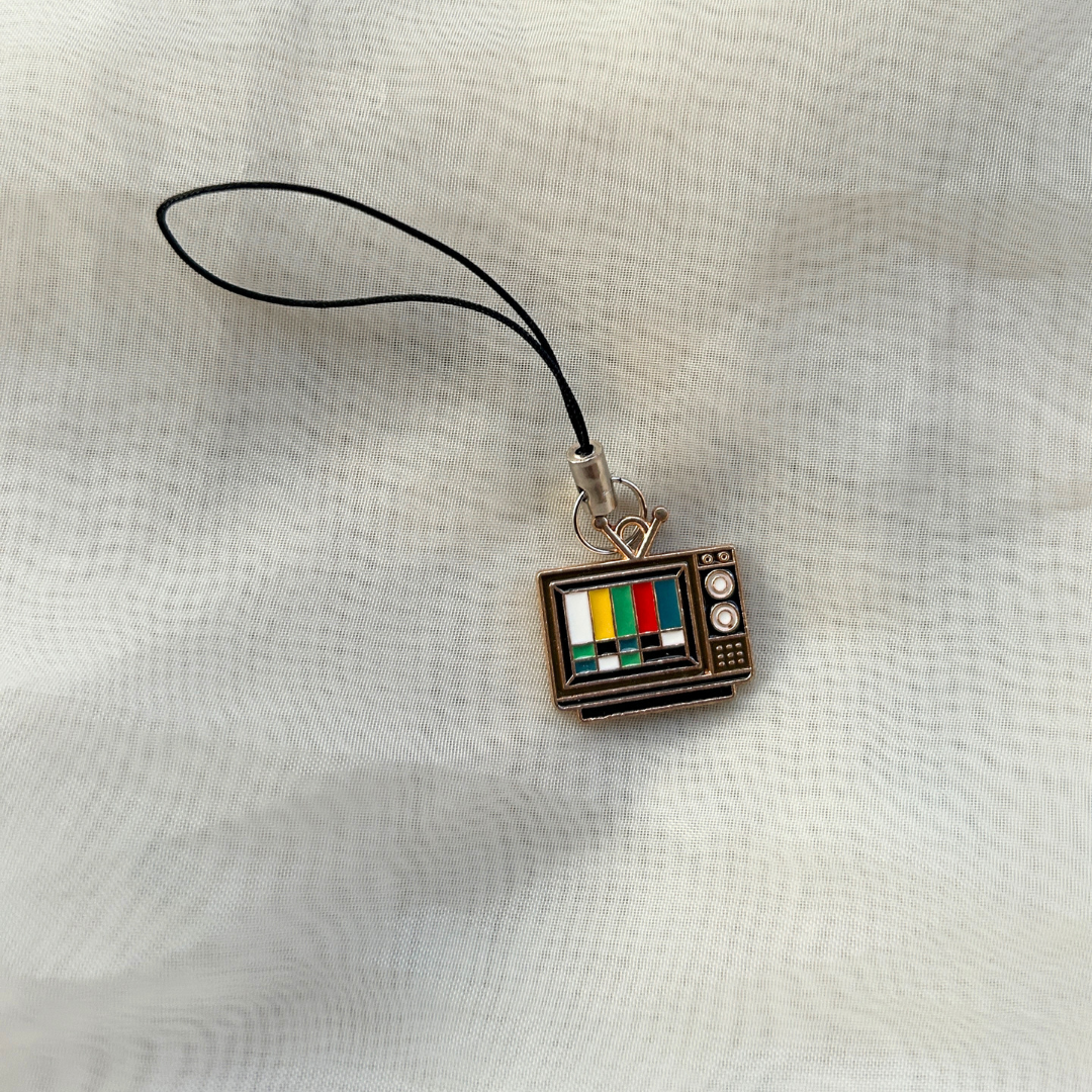 Vintage TV Phone Charm - The Vintage Collection