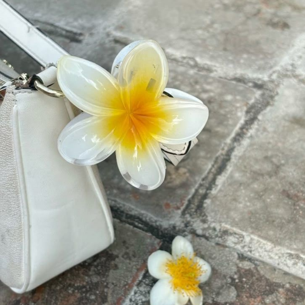 Yellow Flower Claw Clip - Medium