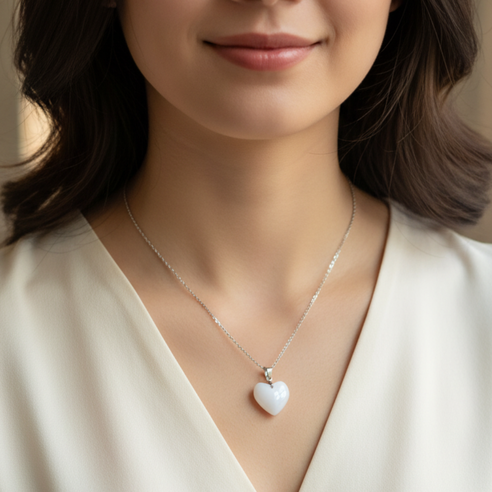 Heart Chain - White