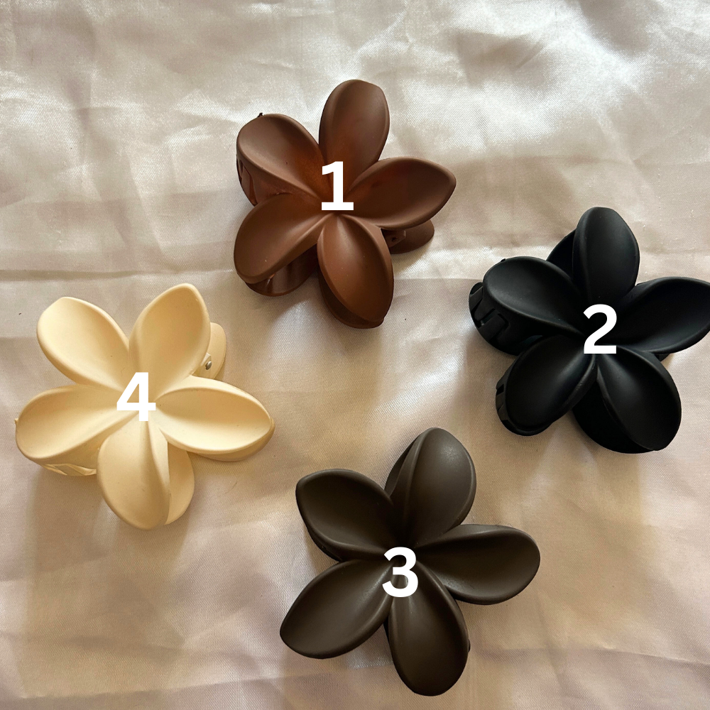 Flower Claw Clip - Medium